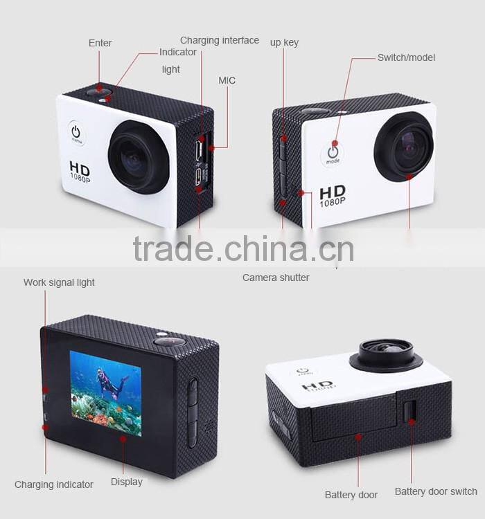 1080P/720P waterproof sport camera sj4000 nopro camera