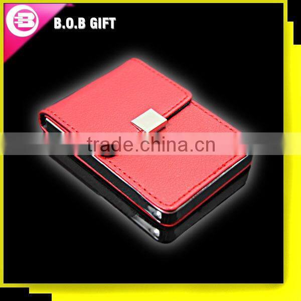 2014 Professional Manufacturer leather Folding Business Card Holder In China