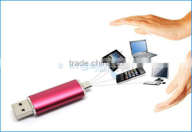 OTG USB Flash Thumb Drive 8GB 16G 32G 64G 128 256 512 G GB TB T USB OTG Swivel Memory Sticks for Samsung Smart Phone Tablet PC