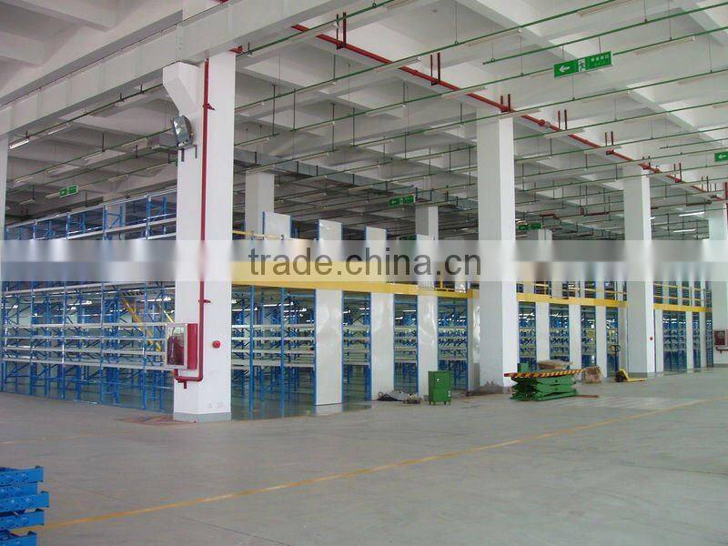 industrial warehouse storage multi-tier racking and shelving