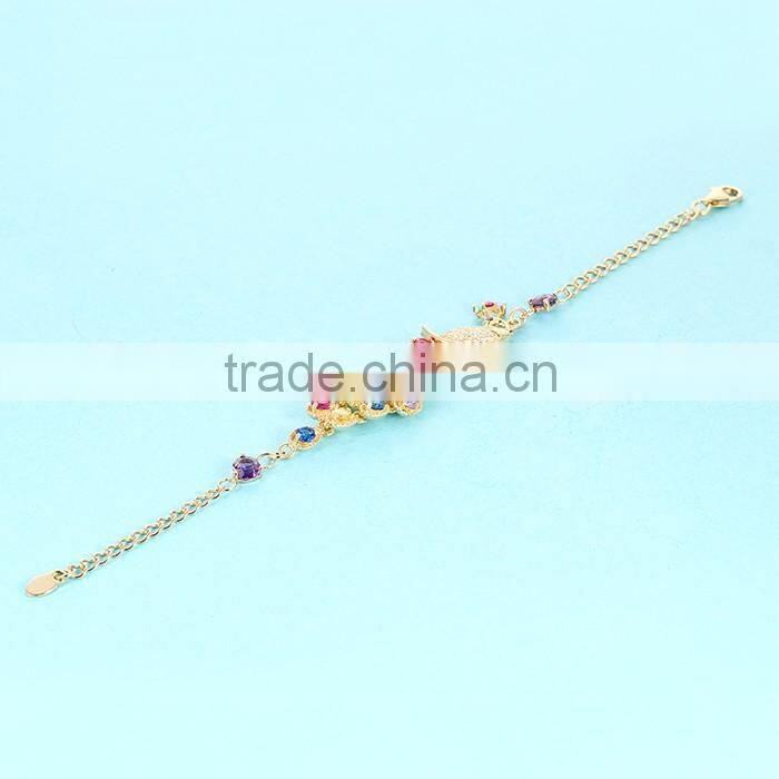 Gold Plated Jewelry Wholesale China Anchor Bracelet SBG652Y
