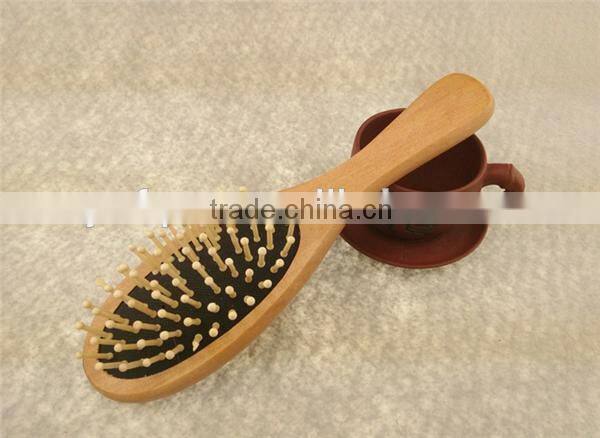 Professional wooden hair brush