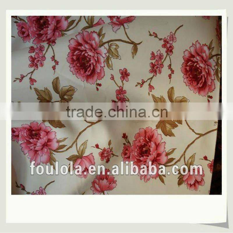 100% Polyester Yarn Room Anti fire Curtain Fabric Material