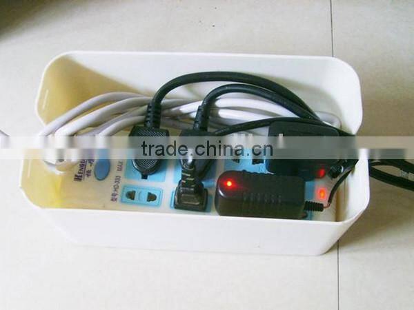 Mini plastic cable storage box