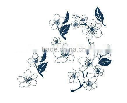peach blossom tatoo sticker