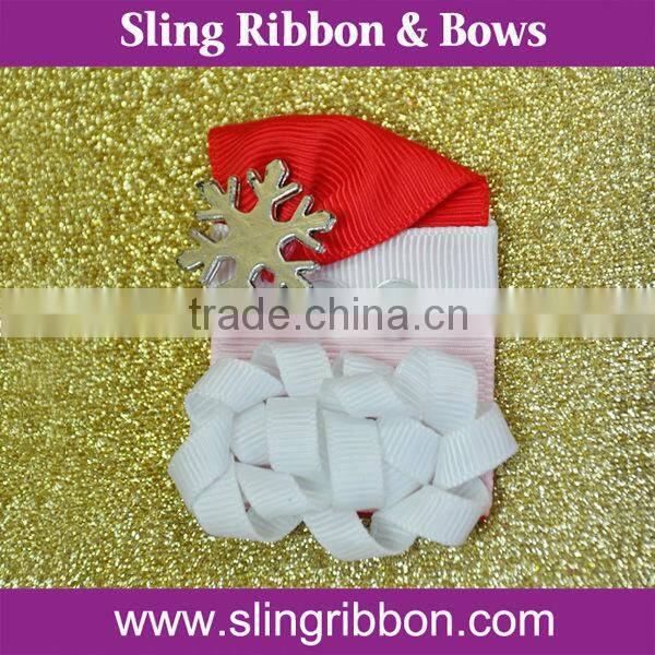 Santa Claus Ribbon Hair Clip