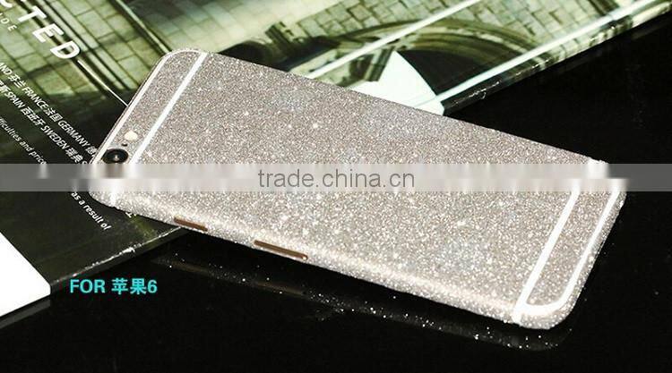 Glitter full body sticker for iPhone 6,for iPhone decal skin sticker