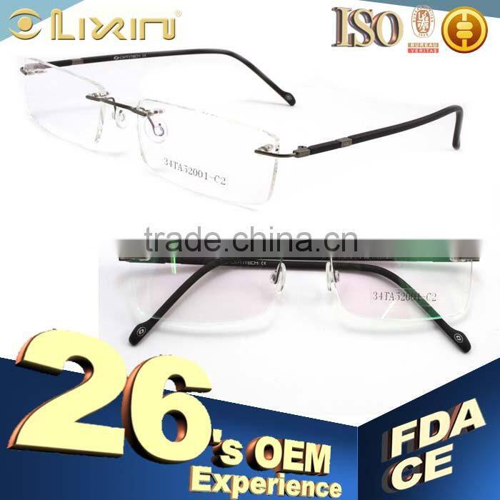 2016 hot sale fashion titanium eyeglass 34TA52001