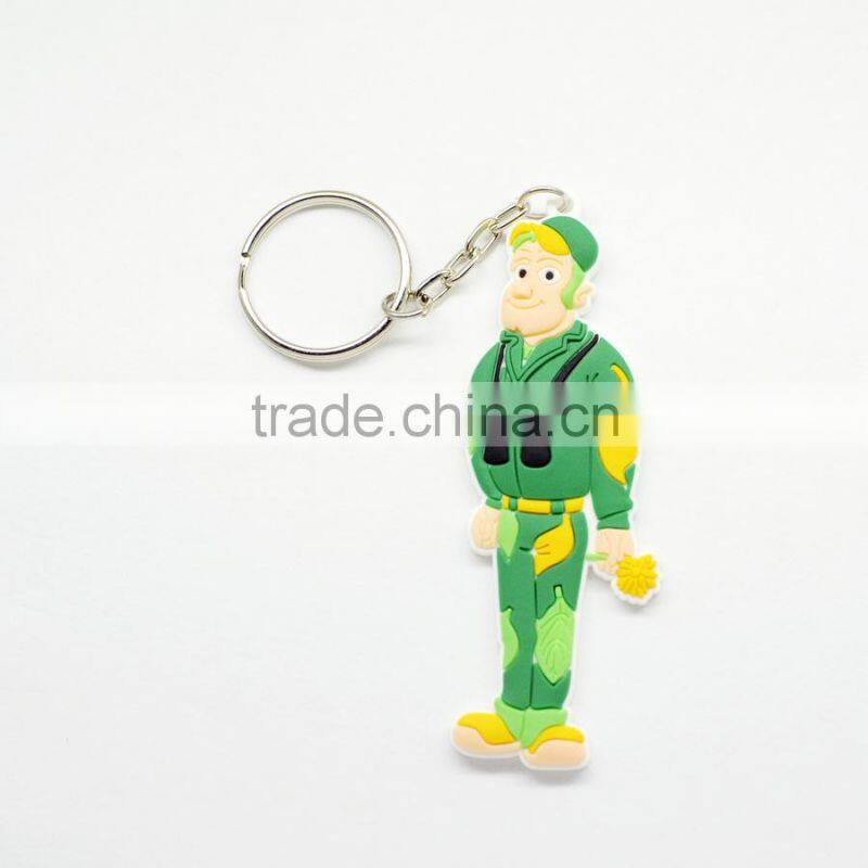 Novelty Soft pvc 3D Keychain promotional new design keychian