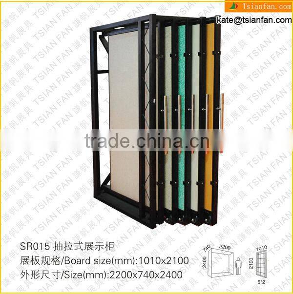 SR013 Simplified Stone Showing Rack for Quartz Stone