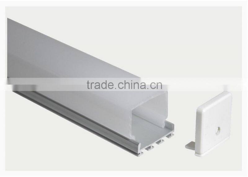 Three Surface Pervious to Light Big Size Square Aluminum Profile TED001PN3