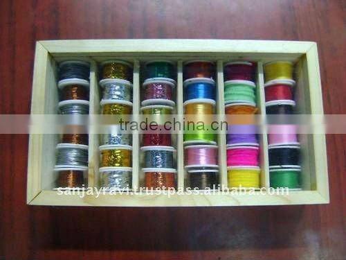 36 Spools COLOR Fly Tying Tools Fishing Thread Kit