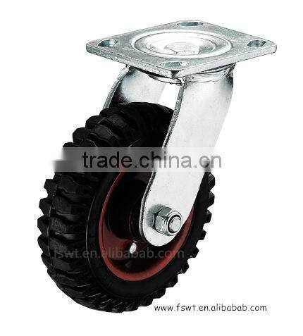 All Size Cheap Black Rubber Swivel Industrail Caster