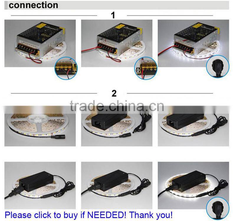 5metrs 5050 60led 14.4w 12v IP65 waterproof LED stripes