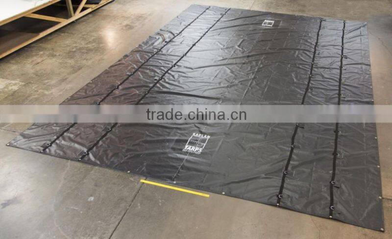 PVC 16' x 24' Steel Tarps, 18OZ D-Rings Truck Tarps, PVC Steel Tarpaulin