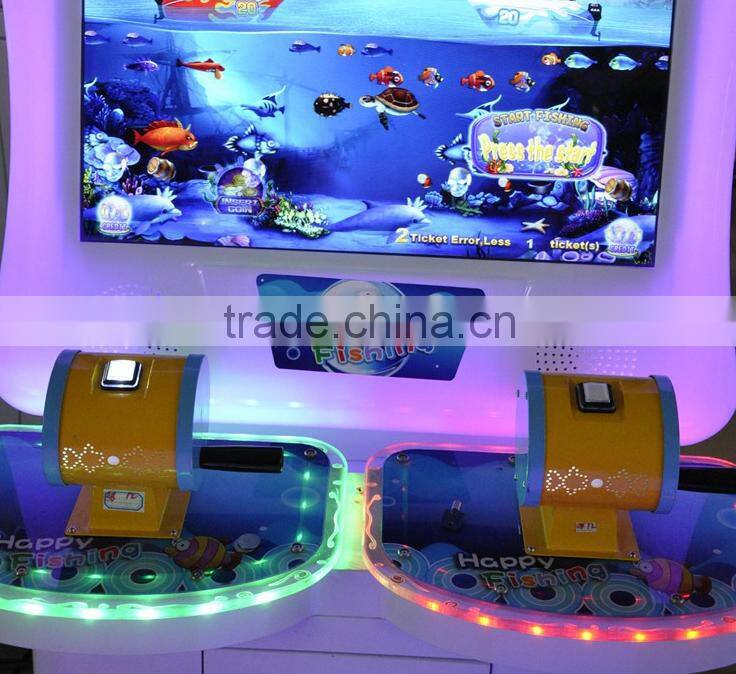 32 in LCD coin operated kids Fishing game machine amusement kiddie ride Happy Fishing game machine