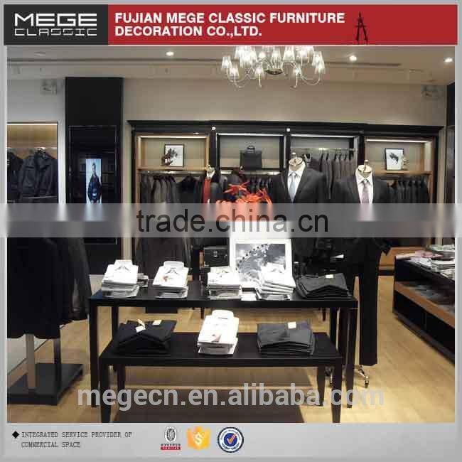 High Quality Wooden Movable Furniture For Clothing Store Stand