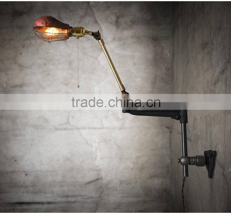 Old Style Vintage Edison Bulb Metal Wall Light