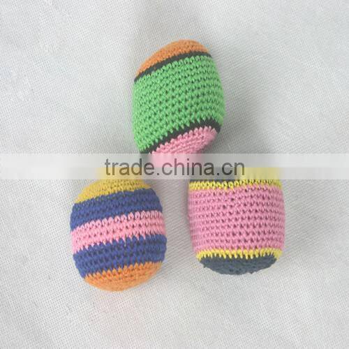 Hand Knitted Crocheted Animal Toys Rattle Ball