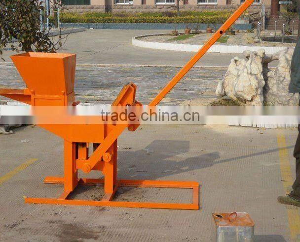 interlocking brick block machin in Kenya QMR1-40,no need pallet brick machine