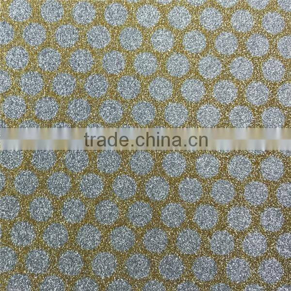 Custom printed decorative glitter paper roll