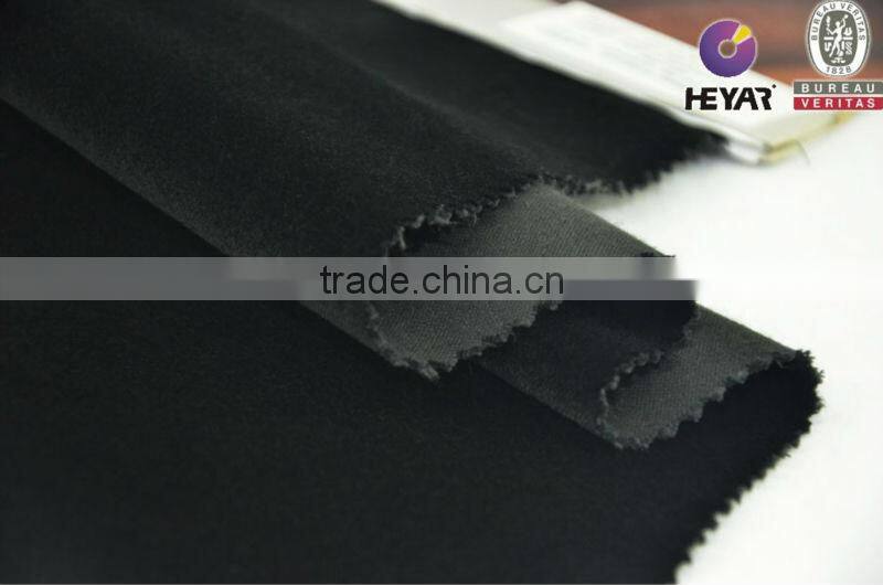 Black Color Cotton Bamboo Velvet Fabric