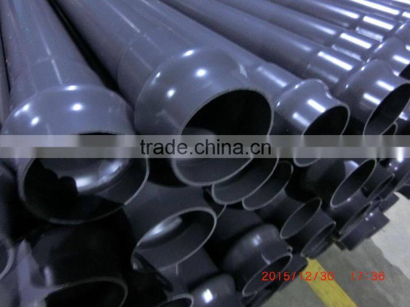 PVC pipe and pipe fittings for water supply