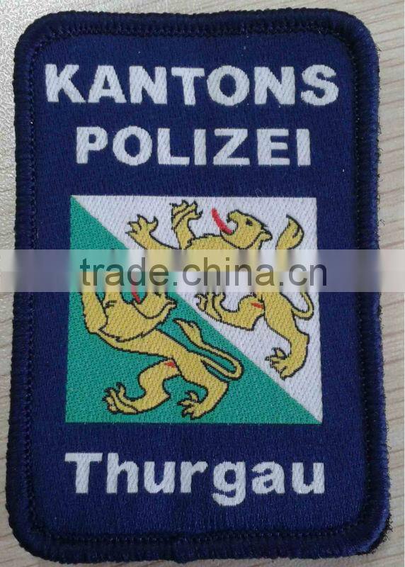 iron on fabric woven patch/badge for garment