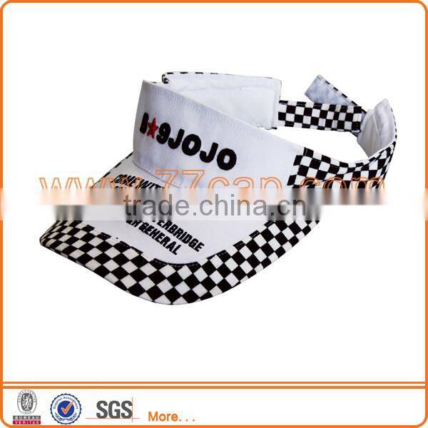 100% Cotton Camo Sun Visor Cap