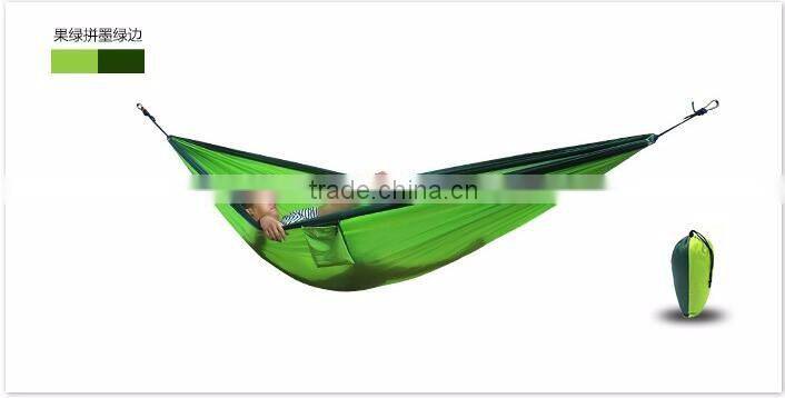 Portable Outdoor Swing Fabric Camping Hanging Hammock Parachute Bed parachute nylon hammock