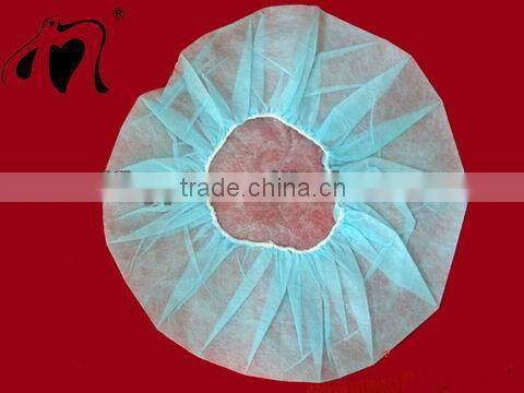 PP blue disposable hair caps