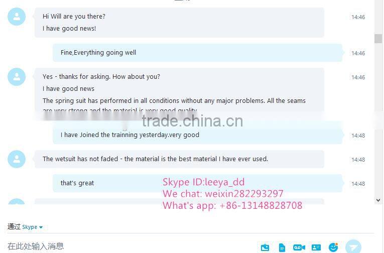 High quality neoprene suit for surfing