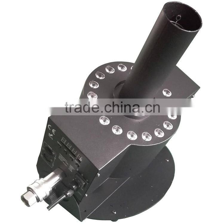 DMX512 Shooting Up 8-10 Meter CO2 Jet Column Machine 3in1 RGB 18x3w CO2 Cannon Smoke Machine 250w LED CO2 Jet Machine