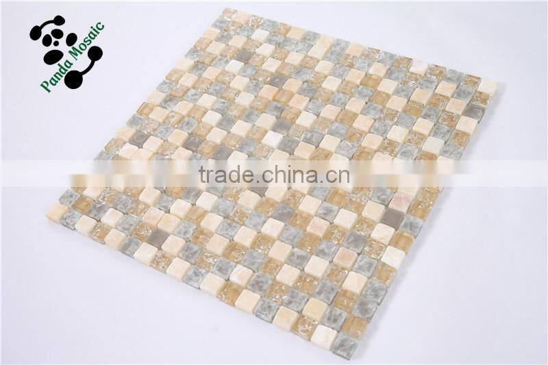 SMS04 Swimming Pool mosaic China Jade Glass mosaic Melt mosaic Tile