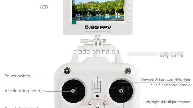 New product Headless Mode One Key Return RC hexacopter With HD camera Atmosphere Pressure Sensor (APS)