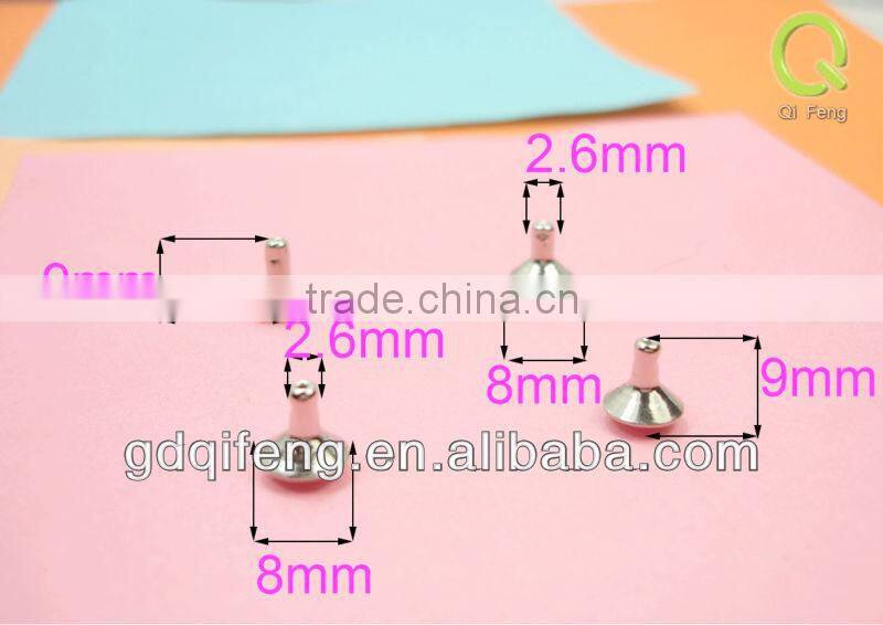 wholesale Decoration Handbag 8mm 9mm 10mm diamondA and B rivet without cap