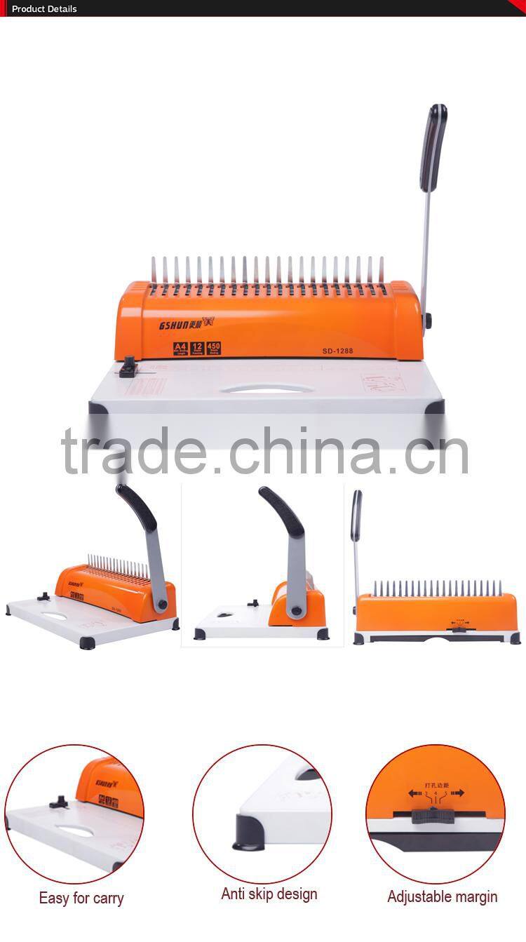 book binding machine office comb binding machine single machine handle