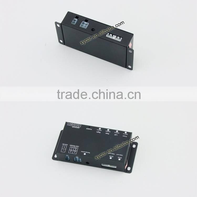 4 channels video control box,quad cameras control box and video system for vehicle ,mdvrXY-6029