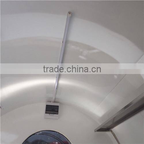 Factory Supply Mobile Ice Cream Cart, Customized Logo Street Fast Food Cart/ Fast Food Trailer