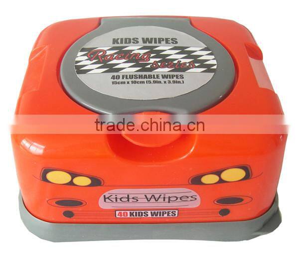 Flushable Kids Face Wipe Wet Tissue in Tub