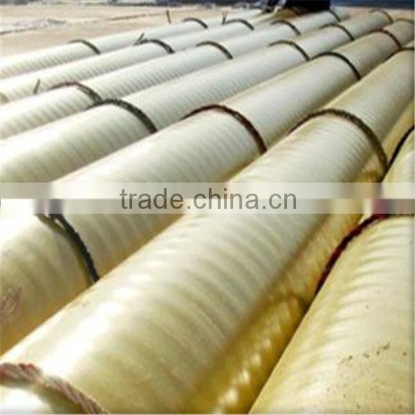 3PE sprial welded mild steel pipe line