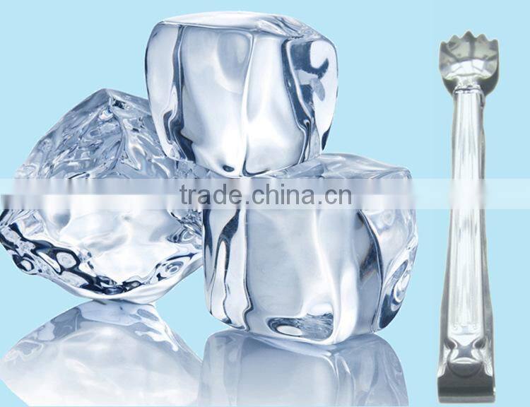 New 2016 1pcs/lot S68 Ice Tongs Tool Bar Kitchen Accessories Barbecue Clip Bread Stainless Steel Food Ice Clamp