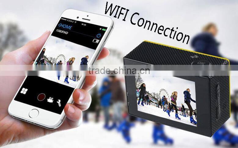Sports DV action cam Sports Camera 4K Wifi Camera DVR Cam 170 Degree Fisheye Len Mobile connection Sports Action DV Camera