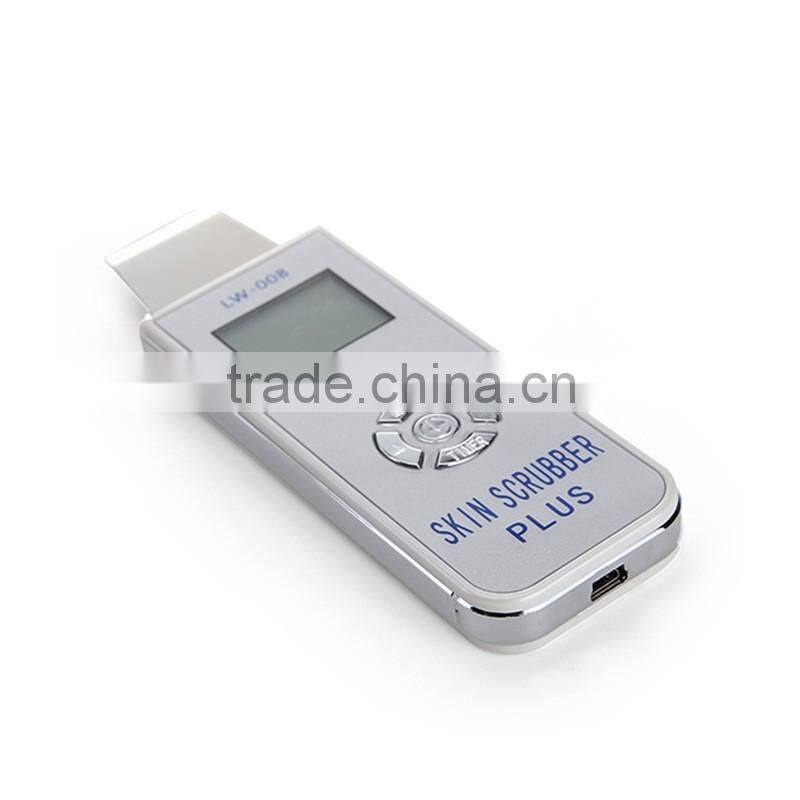 Portable Ultrasonic Skin Cleaner/ Hand Held Electric Scrubber