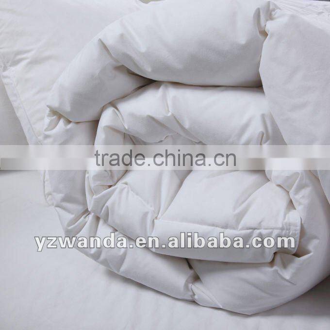Wholesale winter soft feather and down duvet luxury home textile yangzhou wanda