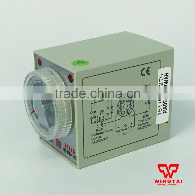Fotek Timer H3 Series On Delay Digital Timer Y-Starter H3-TRD-30S