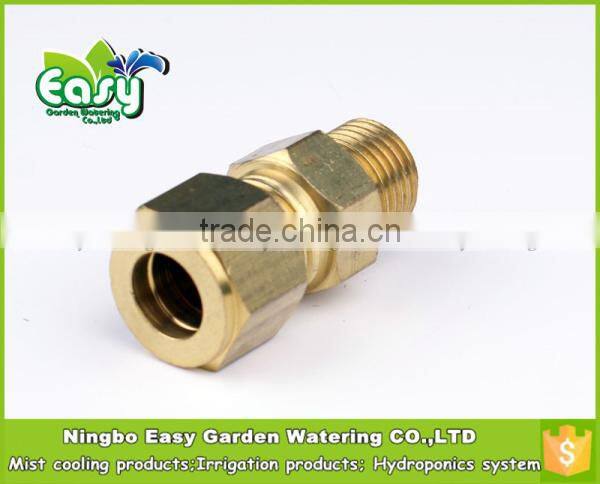 6mm Brass OD Elbow connector for mist cooling system.