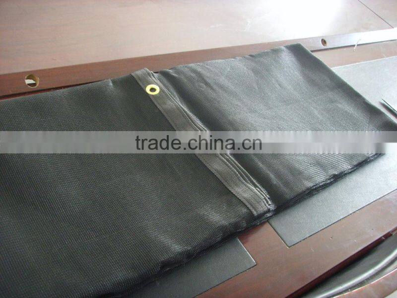 New PE with FR mono type with knit eyelet debris net