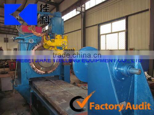Wedged wire screen filter welding machine