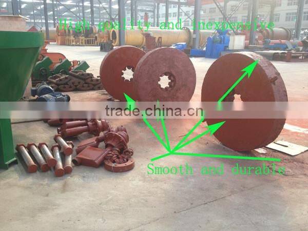 HUAHONG 1600 Gold Wet Pan Mill Grinding/Wheel mill for gold of the newest type and best price